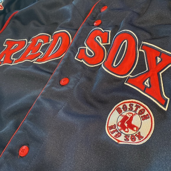 Vintage True Fan Boston Red Sox American Baseball Jersey XL Genuine Merchandise - Picture 3 of 17